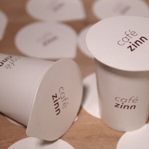 Copo de Papel Personalizado 440ml com Tampa Selo